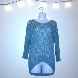 Willi Smith Knit High Low Sweater